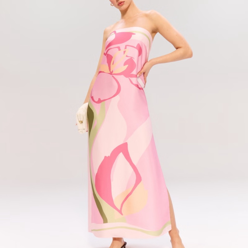 Abercrombie & Fitch Light Pink Ruffled Top